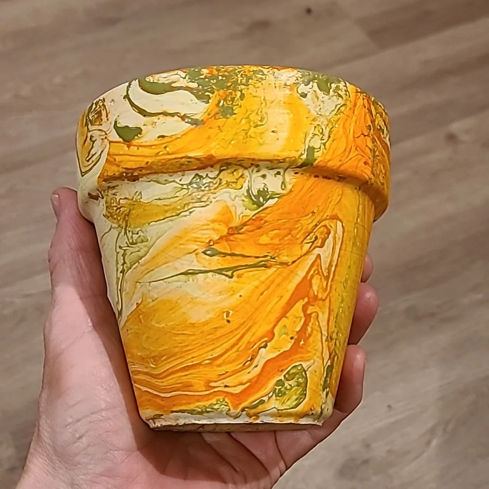 Fall flower Pot